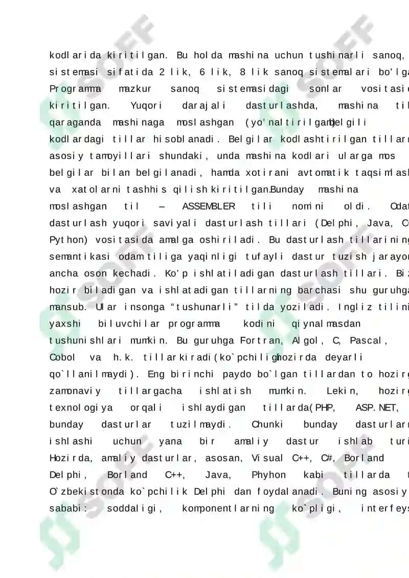 C++ dasturlash tili 5
