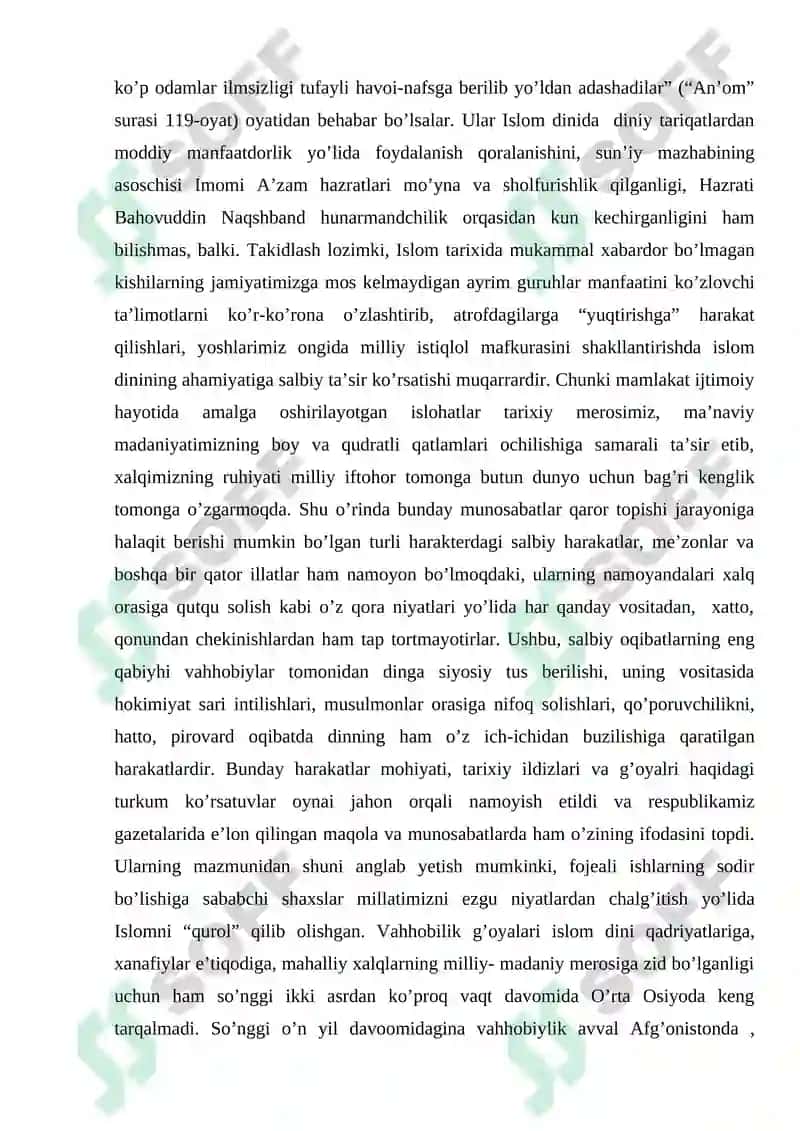 Diniy Bag'rikenglik va Milliy Totuvlik 5