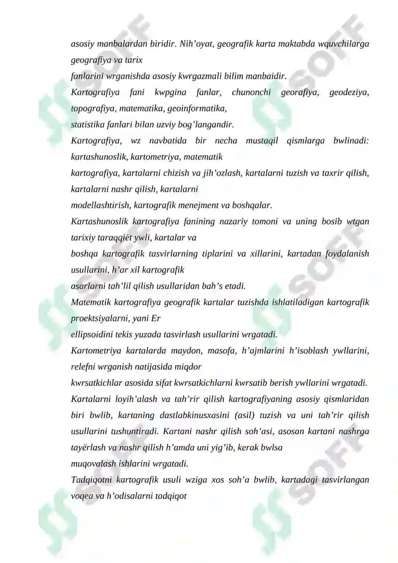 Zamonaviy kartografiyaning vujudga kelishi va rivojlanishi 5