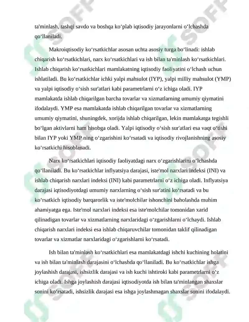 YAPONIYA DAVLATINING MAKROIQTISODIY KO‘RSATKICHLARI TASNIFI 5