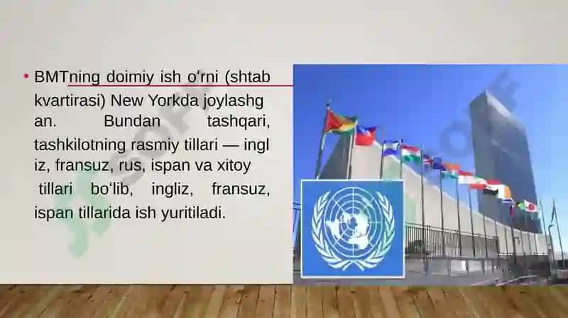 BMT ning O‘zbekistondagi vakolatxonasining faoliyati 5