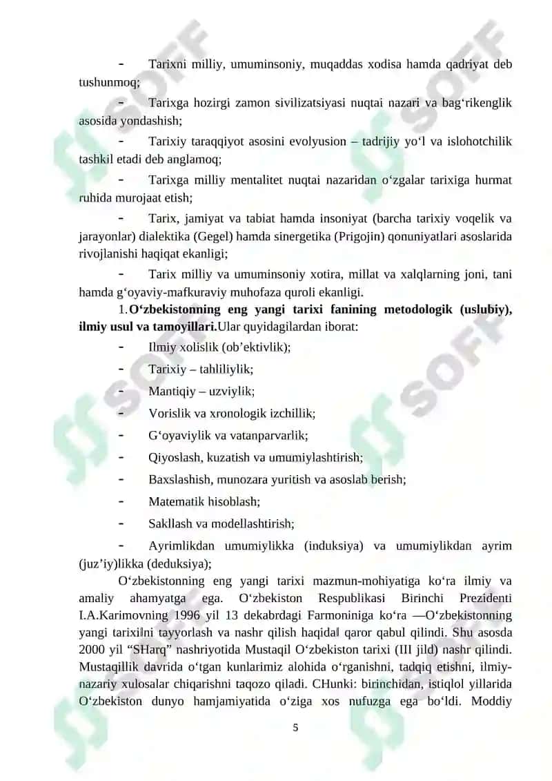 O‘zbekistonning eng yangi tarixi 5
