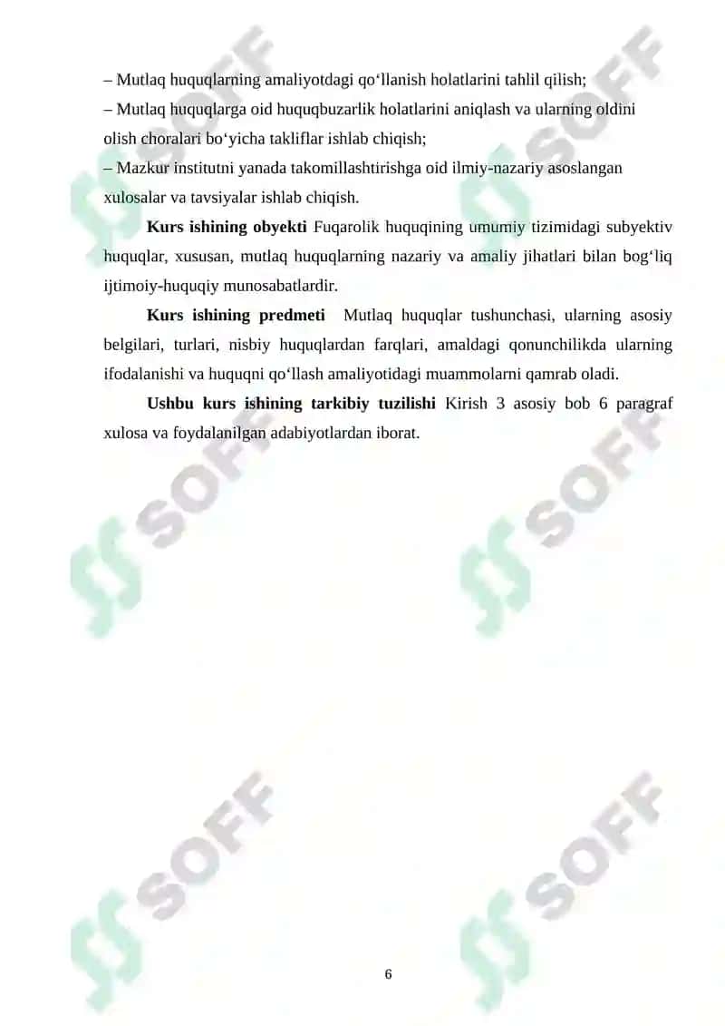 FUQAROLIK HUQUQIDA MUTLAQ HUQUQLAR TUSHUNCHASI VA ULARNING OʻZIGA XOS XUSUSIYATLARI 5