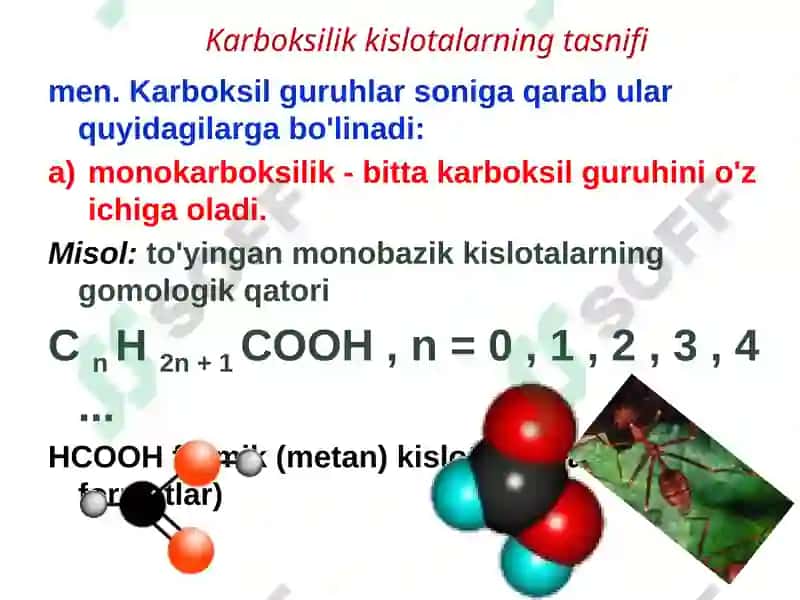 Karboksil birikmalari. Gidroksi kislotalar, keton kislotalar 5