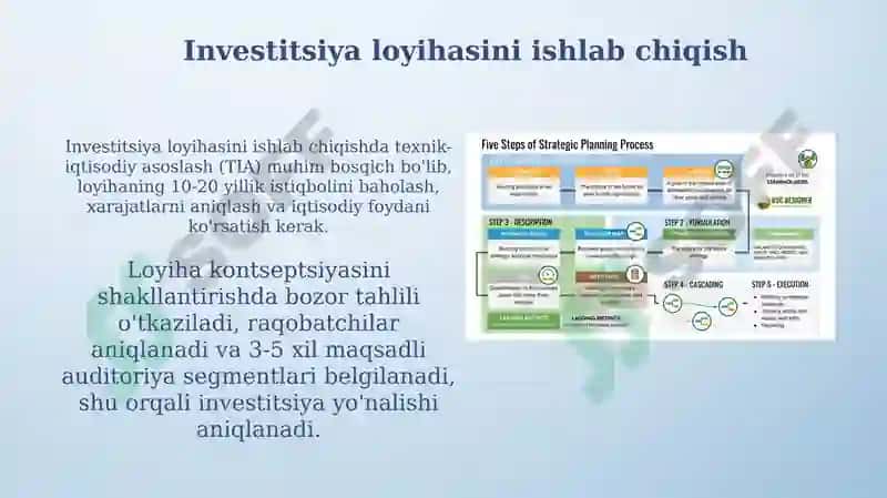 Investitsiya jarayonlarining mazmuni va asosiy bosqichlari 5