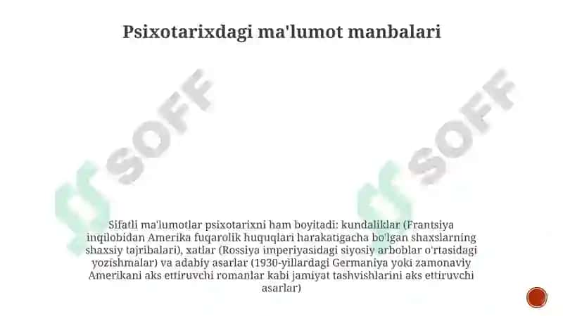 Psixoistoriya yordamchi tarih fani 5
