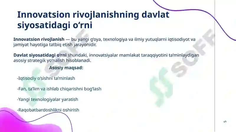 Milliy innovatsion tizimlar rivojlanishining xorijiy tajribalari 5