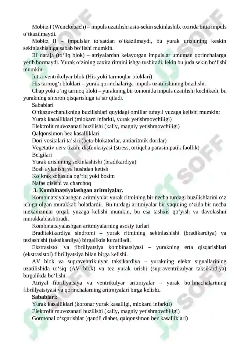 Yurak qo'zg'aluvchanligi buzilishi Patofiziologiyasi 5