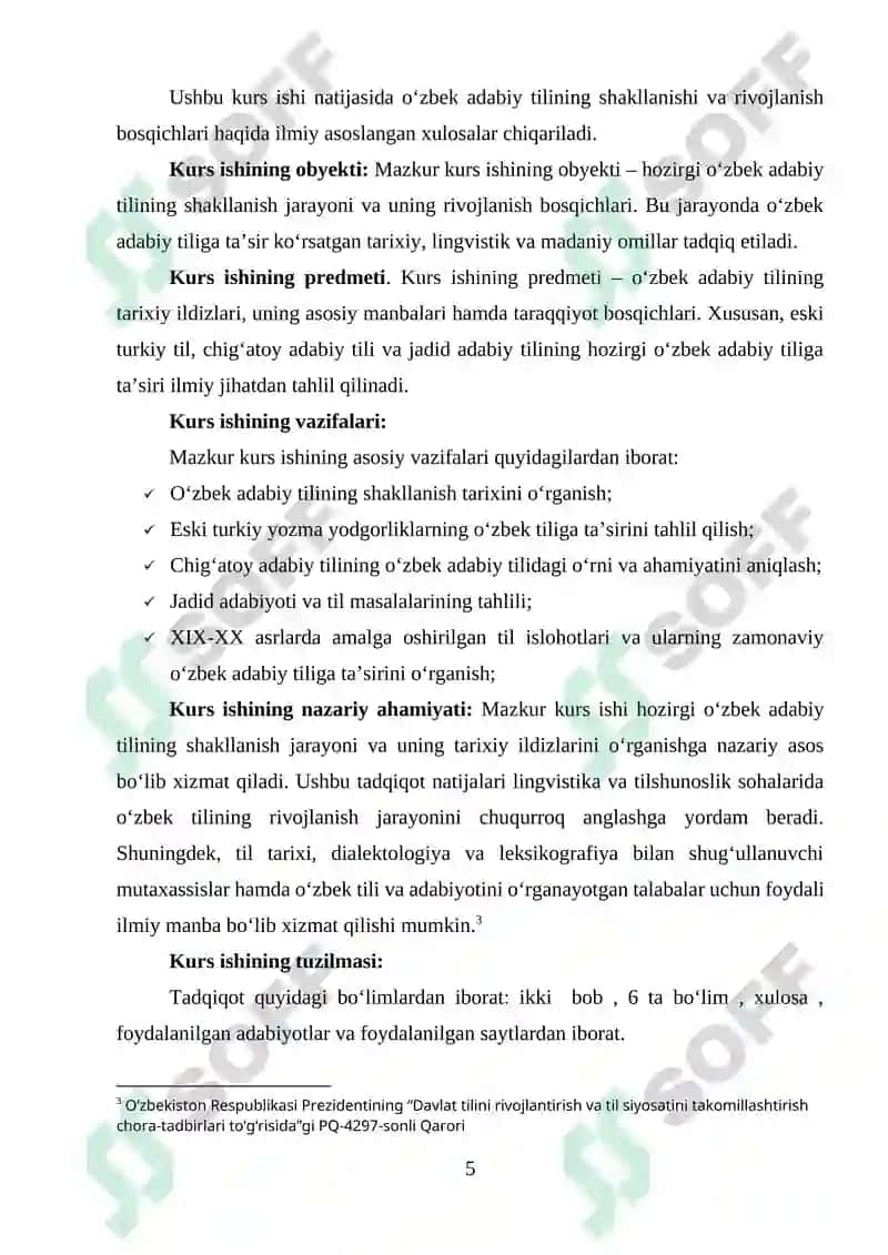Hozirgi oʻzbek adabiy tilining tarixiy ildizlari 5