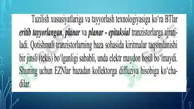 BIPOLAR TRANZISTORLAR 5