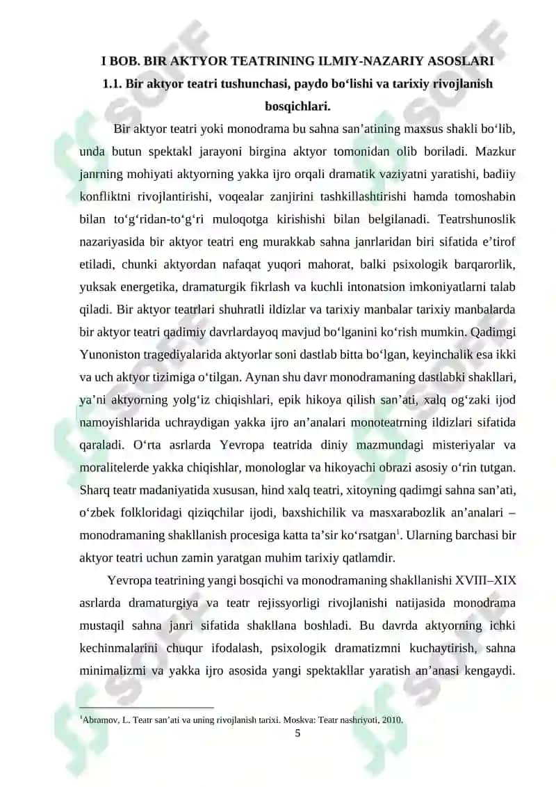 Bir aktyor teatri 5