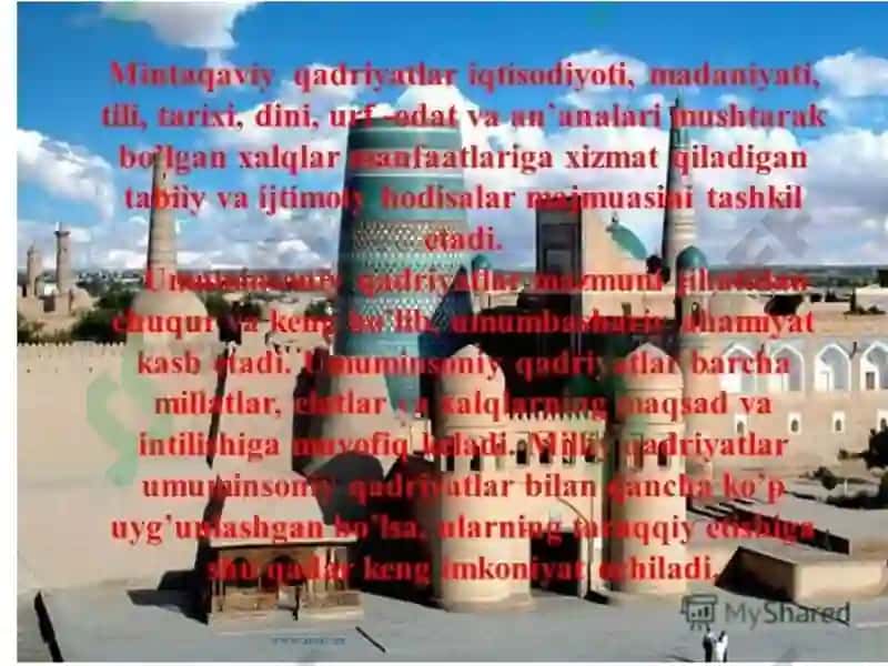 Mustaqillik yillarda milliy va diniy qadriyatlarning tiklanishi 5