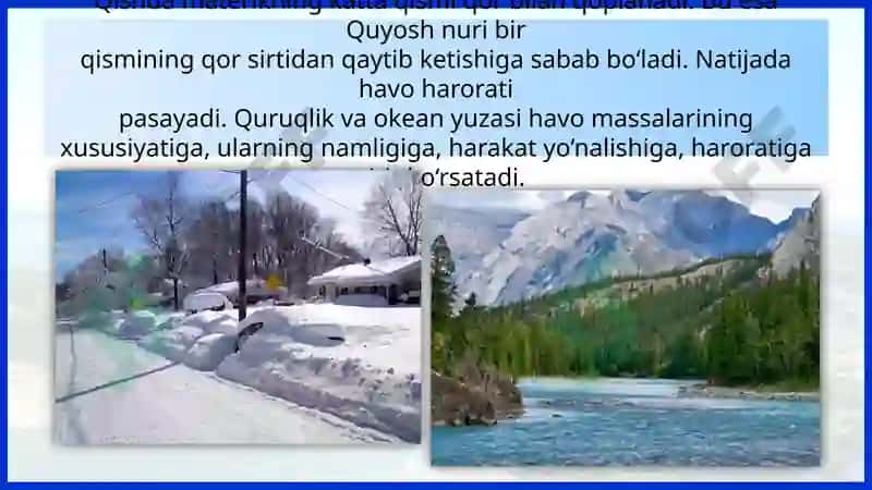 Shimoliy Amerika iqlimi va ichki suvlari 5