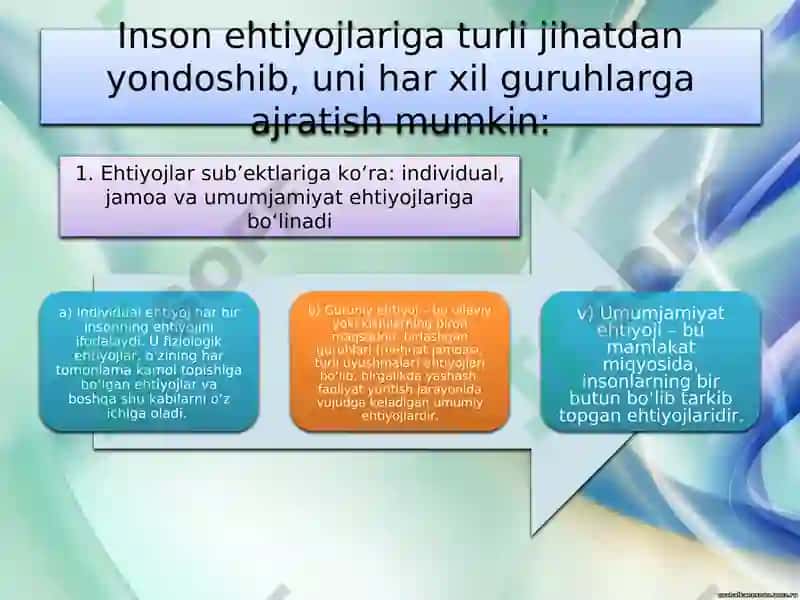 Iqtisodiyot nazariyasi faniga kirish 5
