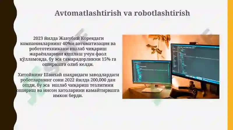 Dasturiy ta'minot va uning rivojlanib borish tendensiyalari 5