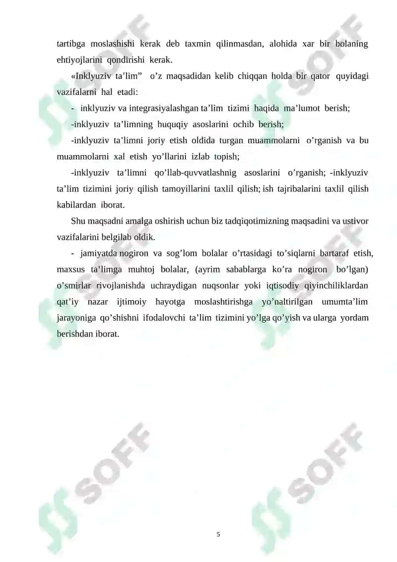 INKLYUZIV TA’LIM BO‘YICHA RESPUBLIKADA OLIB BORILAYOTGAN FAOLIYAT 5