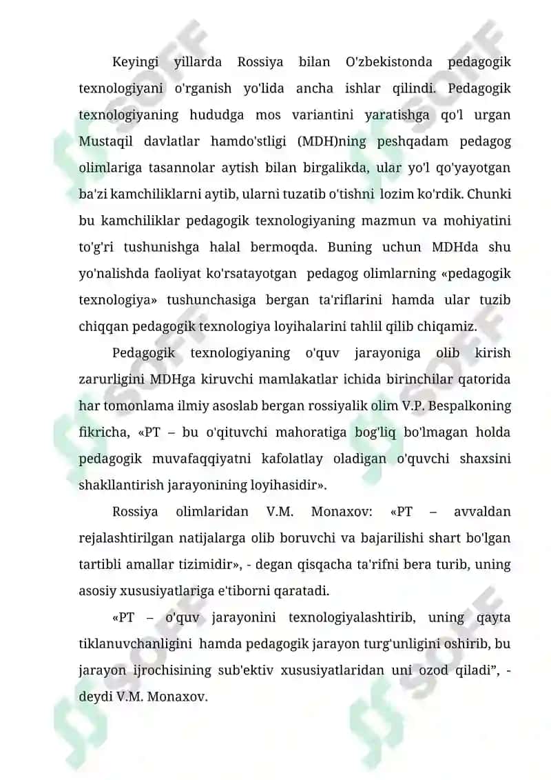 UMUMIY O’RTA TA’LIM MAKTABLARIDA YANGI PEDAGOGIK TEXNOLOGIYALAR ASOSIDA DARS O`TISHNING DOLZARB MASA 5
