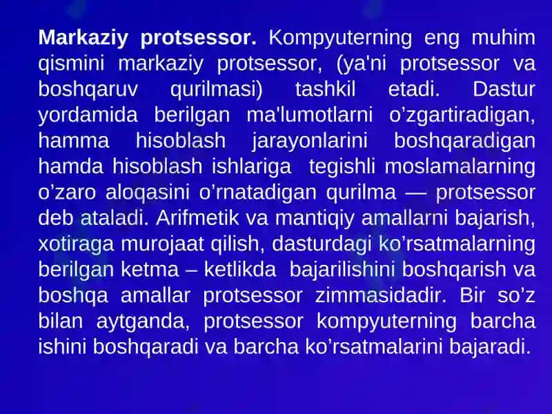 Shaxsiy kompyuterning asosiy qurilmalari 5