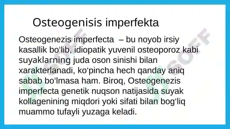 Suyaklarning rivojlanish-buzilishlari 5