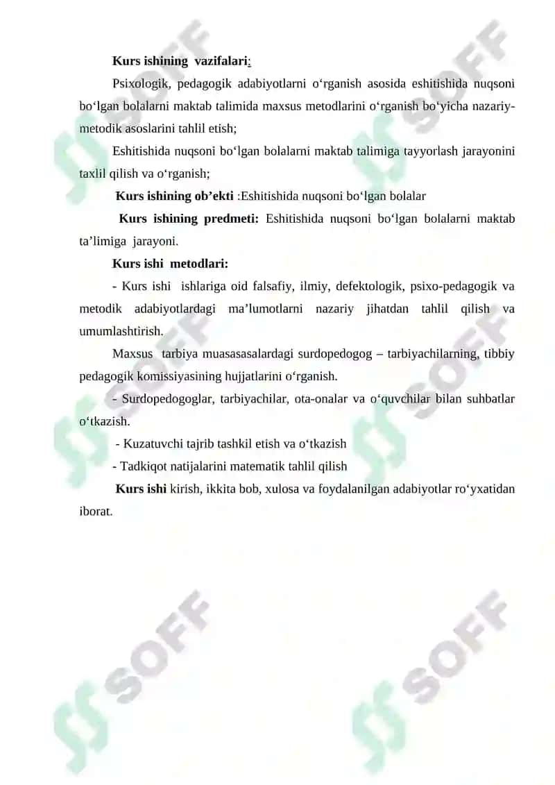 ESHITISH QOBILIYATI BUZILGAN BOLALARNI O'QITISHDA MAXSUS METODIKALAR 5