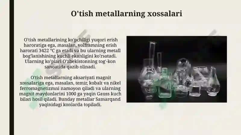 Birikmalar va o'tqazishlar to'g'risida tushuncha 5