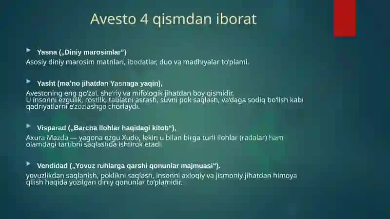 Zardushtiylik(Avesto) dagiiqtisodiyg’oyalar 5