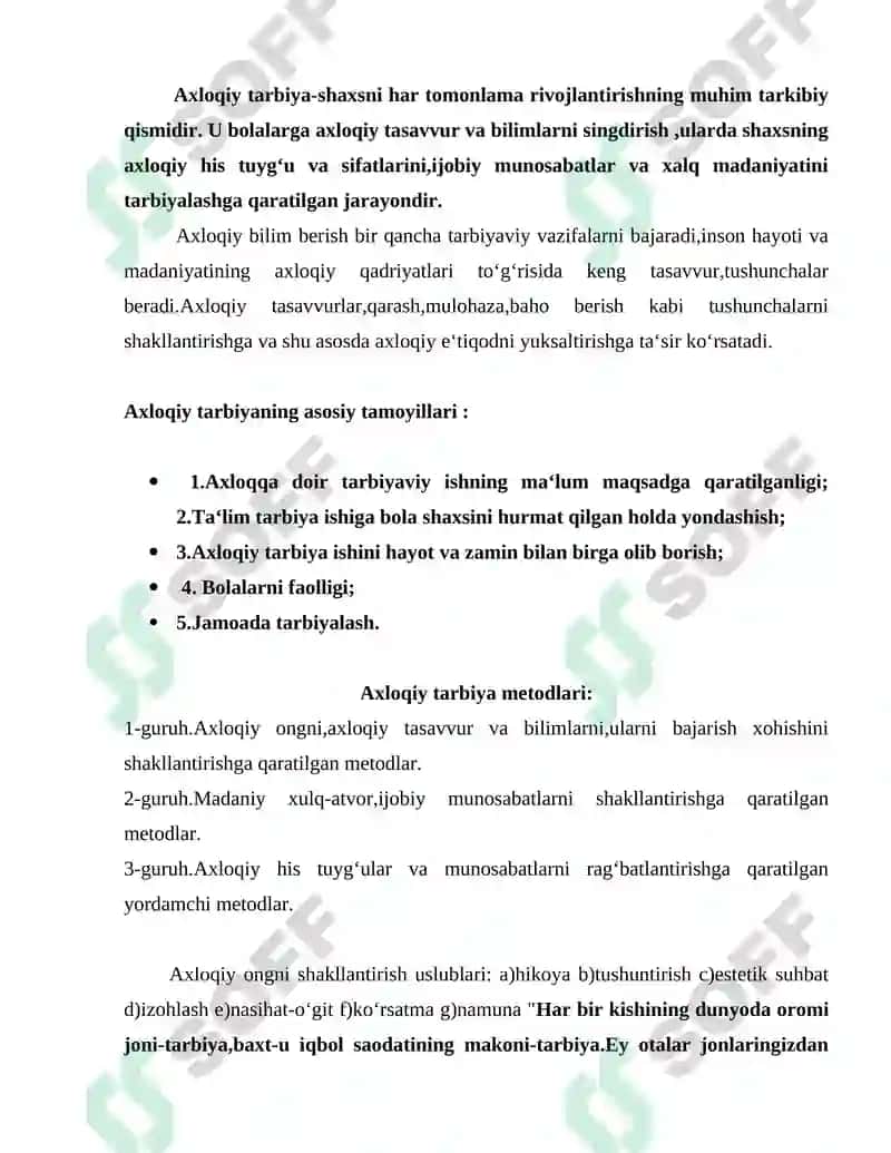 Axloqiy tarbiya 5