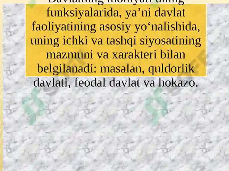 Davlatchilik tushunchasi 5