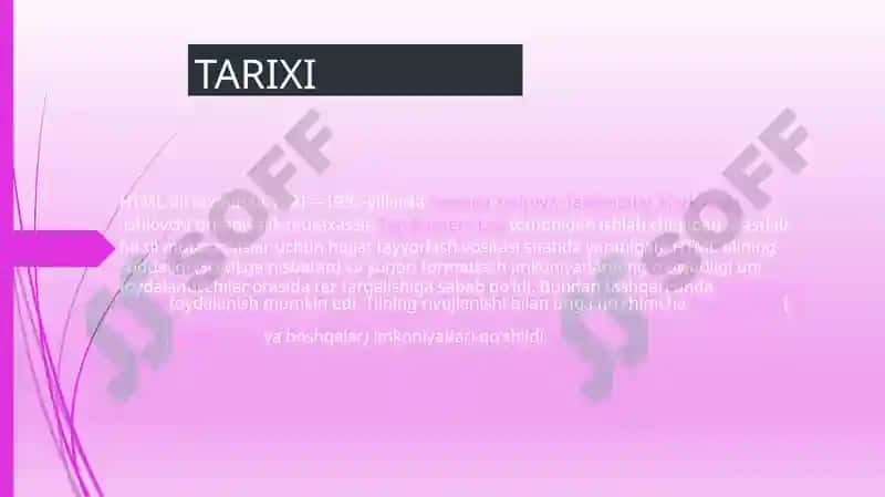 HTML tili.Tasvirlar bilan ishlash 5