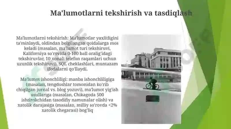 Axborot turlari va ishonchliligi 5