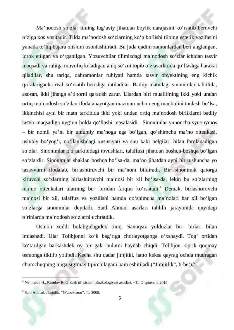 Said Ahmad asarlarining morfologik xususiyatlari 5