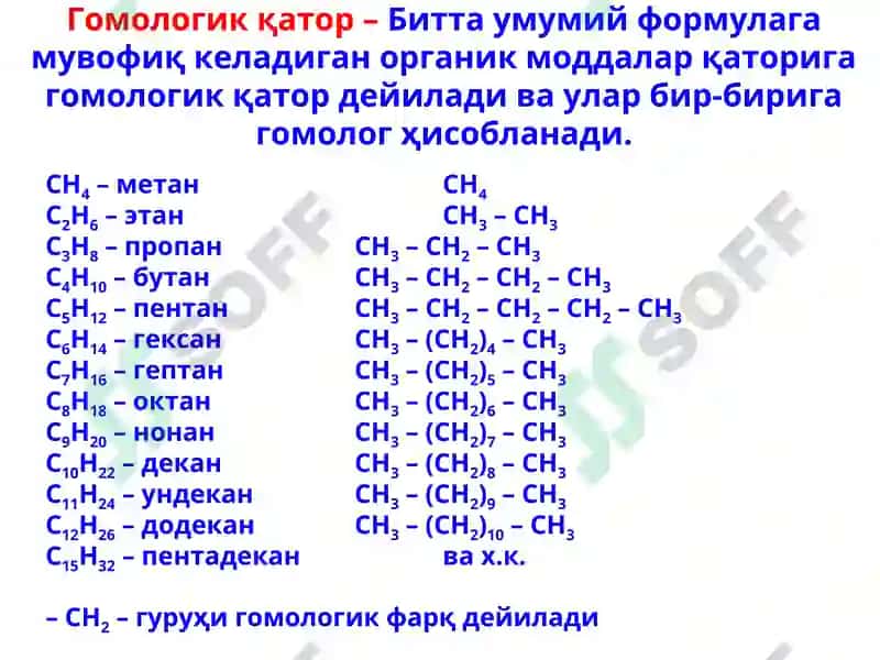 УГЛЕВОДОРОДЛАР (Alkanlar) 5