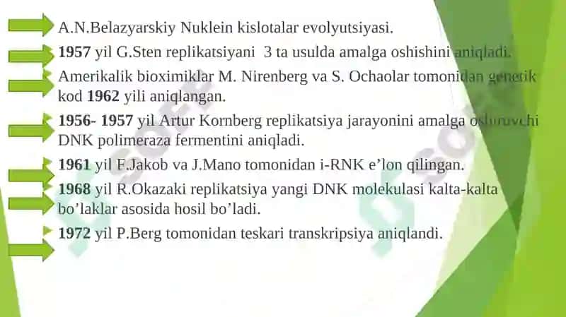 NUKLEIN KISLOTALAR. ULARNING KIMYOVIY TARKIBI 5