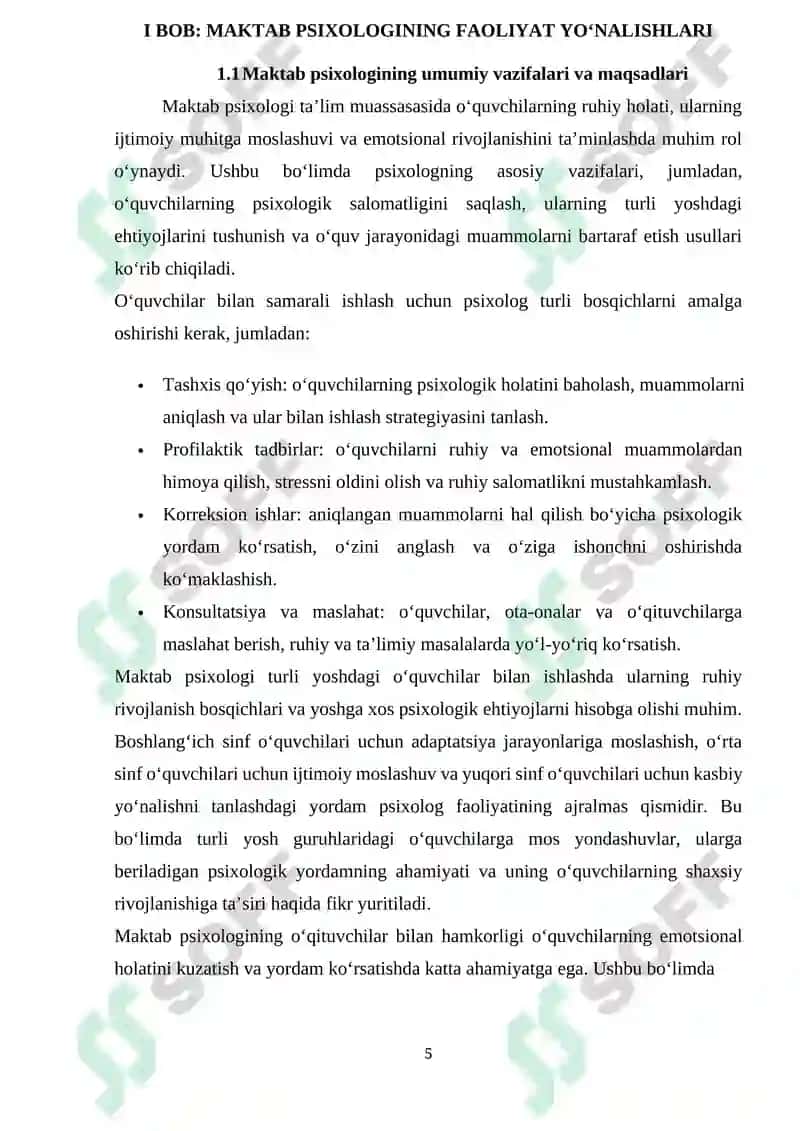 Maktabgacha Pedagogika Kurs Ishi 5