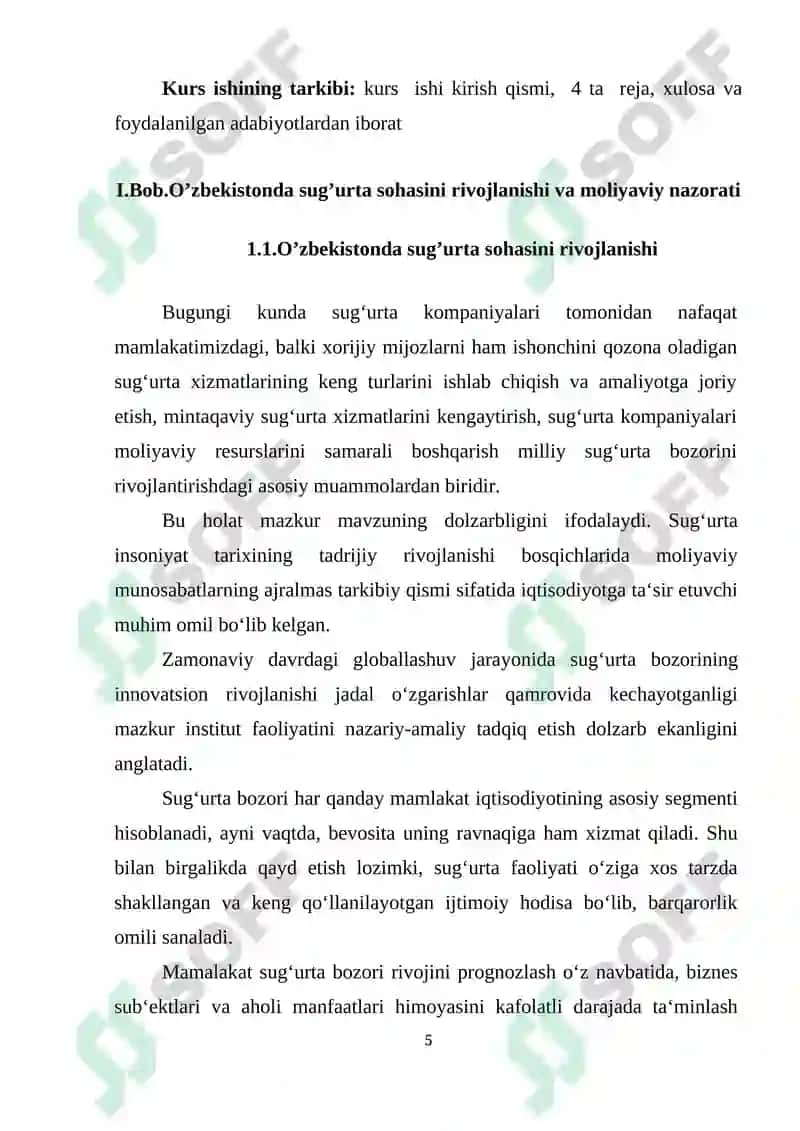 Sug‘urta kompaniyalarida moliyaviy barqarorlikni ta’minlash usullari 5