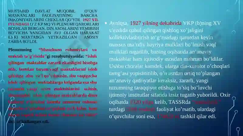 O`zbekadabiyotidainqirozli davr 5