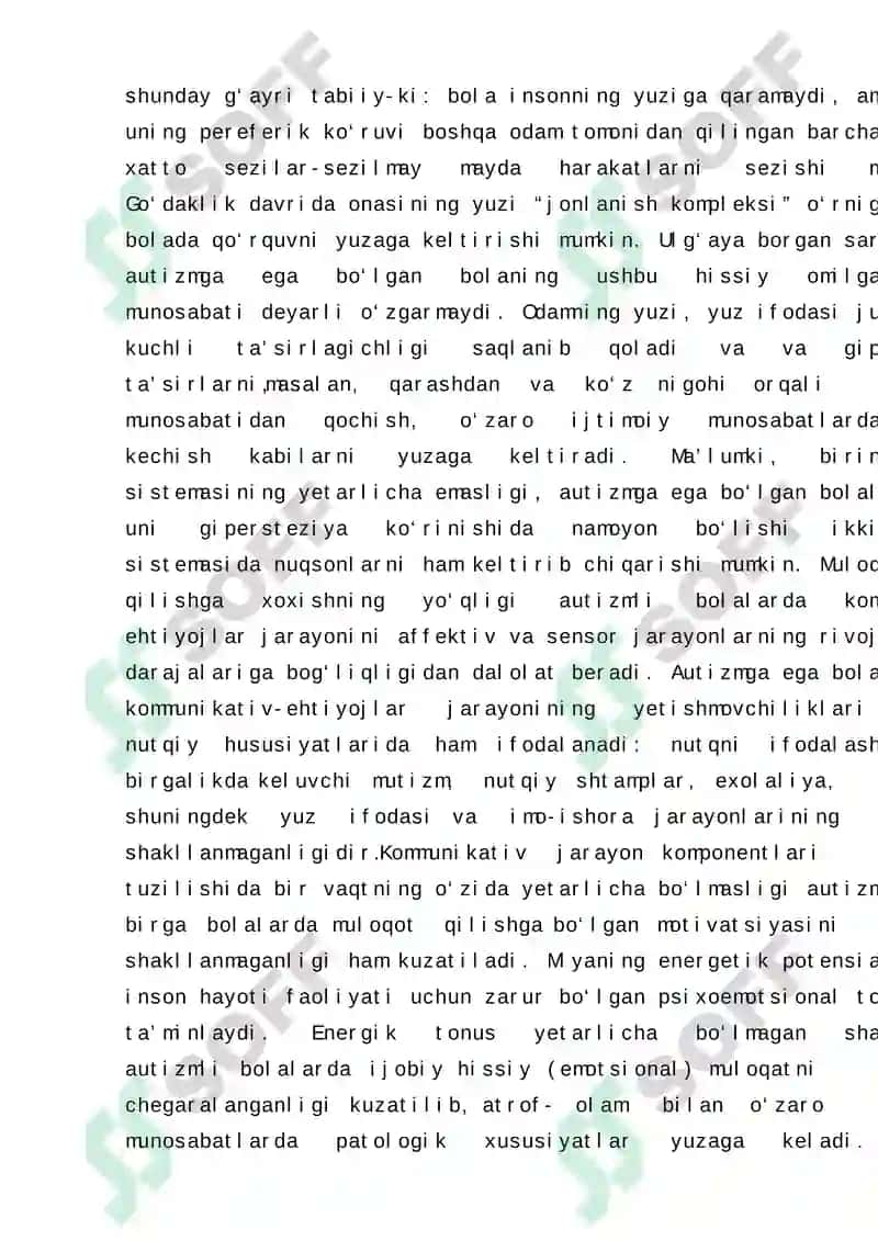Nutq buzilishiga bo'lgan bolalarda nutq faoliyatining motivatsion va rag'batlantiruvchi darajasining xususiyatlari va ularni ustida ishlash texnologiyalari. 5