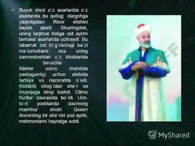 Alisher Navoiyning Hayoti 5