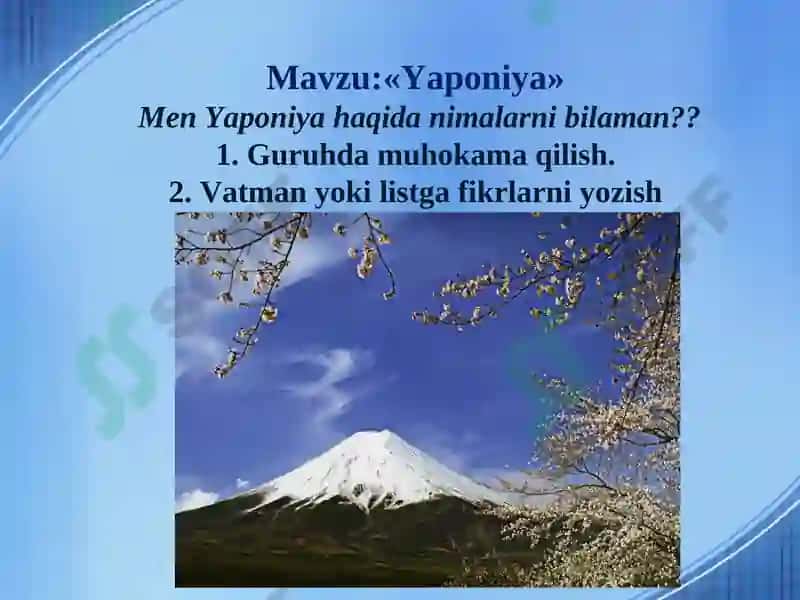 Geografiya darslarida yangi pedagogik texnologiyalarning qo’llanilishi 5