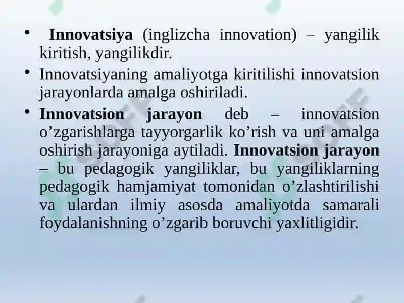 Pedagogik faoliyatga tayyorlashda mutaxassislik fanini o'qitish 5
