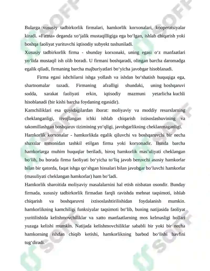 Yakka tartibdagi tadbirkorlarni foydasiga soliq solishning asosiy xususiyatlari 5