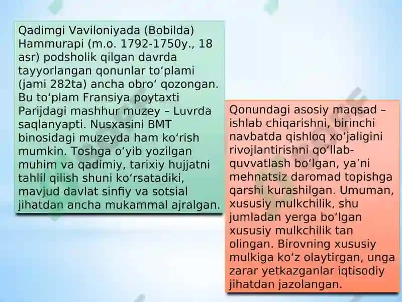 Qadimiy dinlarning iqtisodiy jihatlari 5