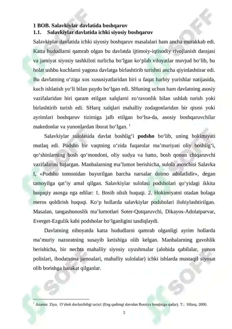 SALAVKIYLAR, PARFIYA VA YUNON-BAQTRIYA DAVLATLARI 5