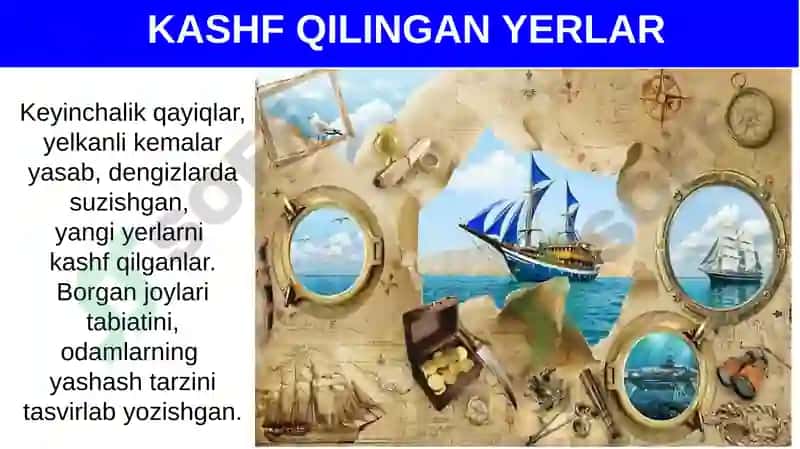 GEOGRAFIK KASHFIYOTLAR VA HOZIRGI ZAMON GEOGRAFIYASI 5