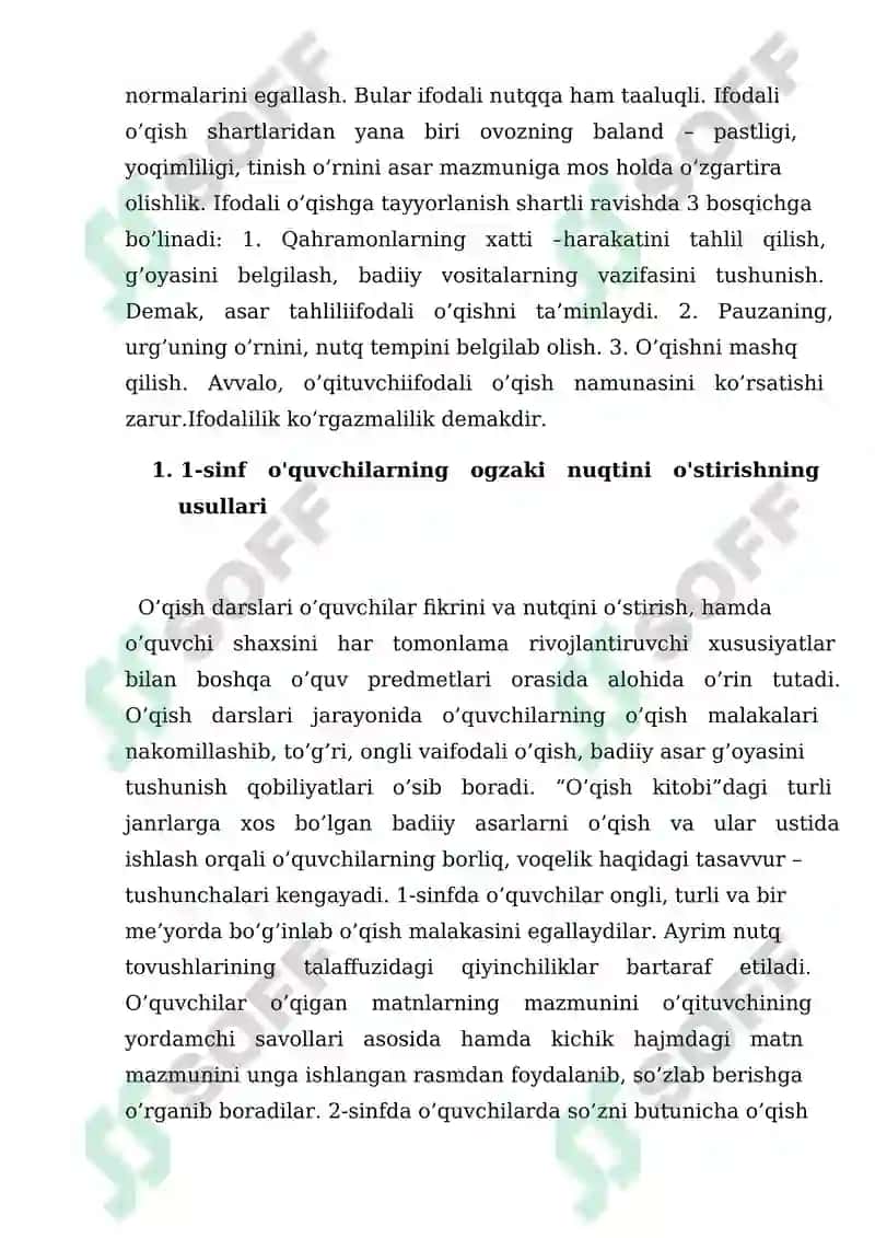 1-sinf o'quvchilarning ogzaki nuqtini o'stirishda xalq o'zaki ijodi namunalaridan foydalanish 5
