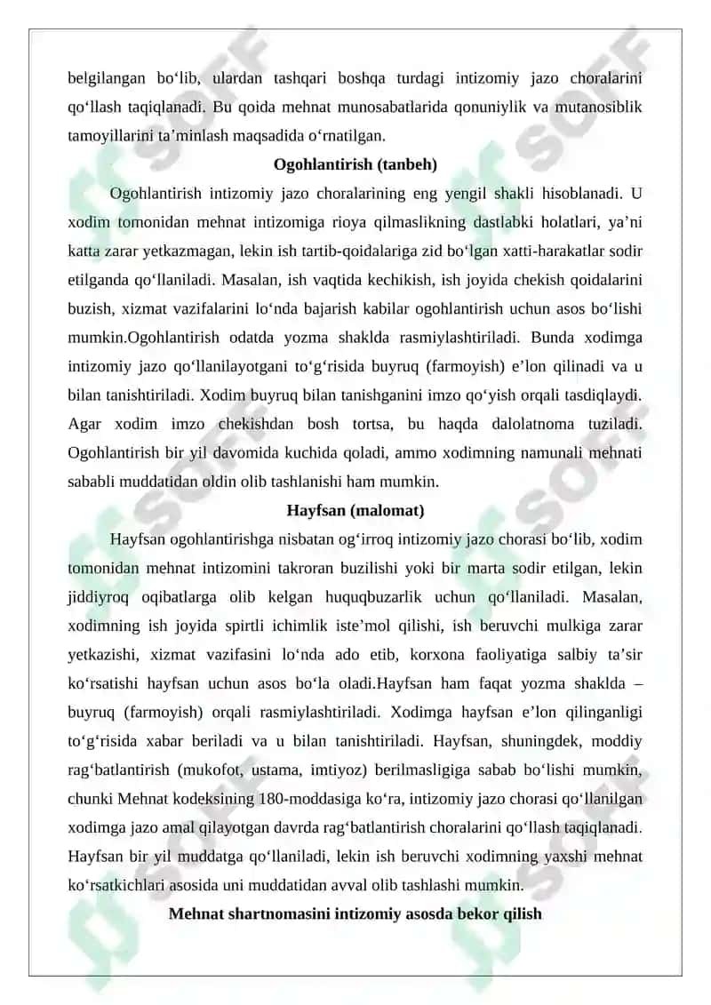 Intizomiy javobgarlikning huquqiy asoslari 5
