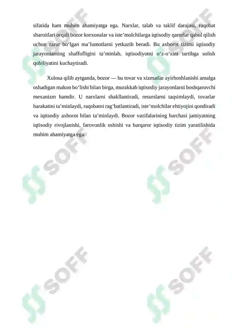 BOZORDAGI MUVAFFAQIYATSIZLIKLAR VA SAMARADORLIK 5