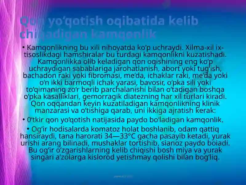 ANEMIYA SINDROMLARI 5