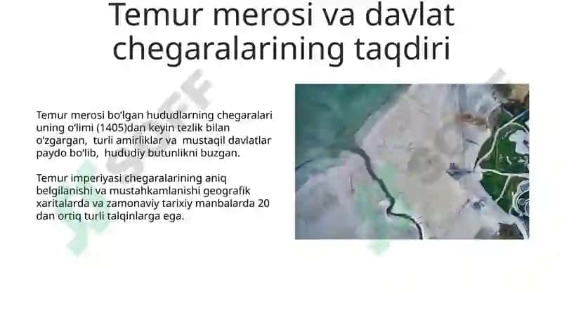 Amir Temur davlat chegaralarini mustahkamlash 5