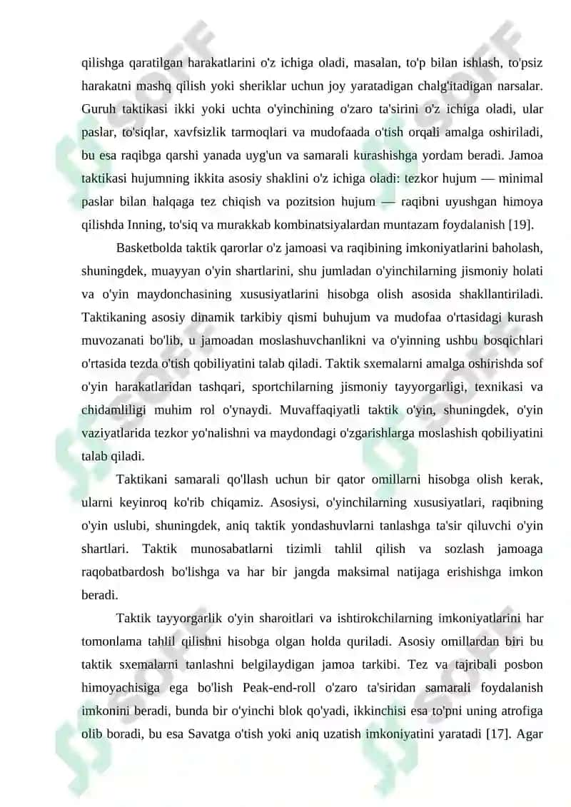 Basketbol o’yin texnikasi va taktikasini o’rgtishni takomillashtirish 5